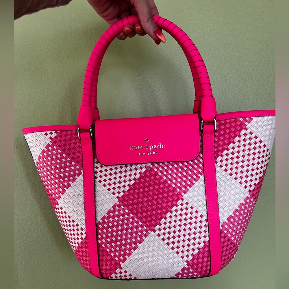 NWT Kate Spade woven tote